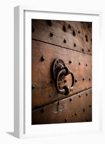 French Door Knocker III-Erin Berzel-Framed Photographic Print