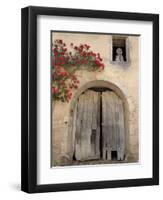 French Doors and Ghost in Window-Marilyn Dunlap-Framed Art Print