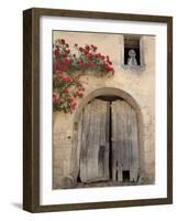 French Doors and Ghost in Window-Marilyn Dunlap-Framed Art Print