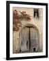 French Doors and Ghost in Window-Marilyn Dunlap-Framed Art Print