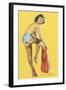 French Dressing, Pinup-null-Framed Art Print