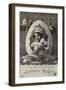 French Easter Card, Showing Girl in Kitchen-null-Framed Photographic Print