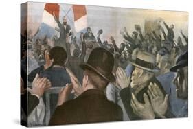 French Election Meeting-L Braun-Stretched Canvas