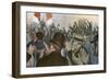 French Election Meeting-L Braun-Framed Art Print