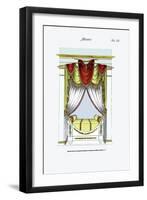 French Empire Alcove Bed No. 22-null-Framed Art Print