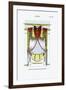French Empire Alcove Bed No. 22-null-Framed Art Print