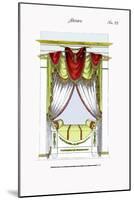 French Empire Alcove Bed No. 22-null-Mounted Art Print