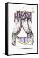 French Empire Bed No. 5-null-Framed Stretched Canvas