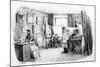 French Engraver at Work-Victor Adam-Mounted Art Print