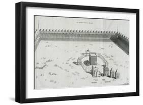 French Engraving of the Temple of Mecca-null-Framed Giclee Print