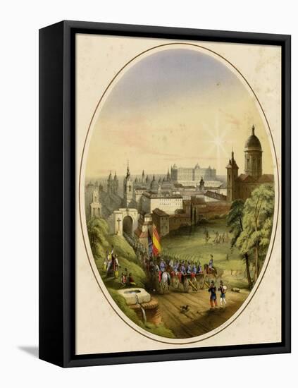 French Enter Rome, 1849-null-Framed Stretched Canvas