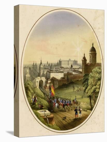 French Enter Rome, 1849-null-Stretched Canvas