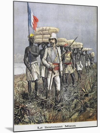 French Explorer Antoine Mizon-null-Mounted Giclee Print