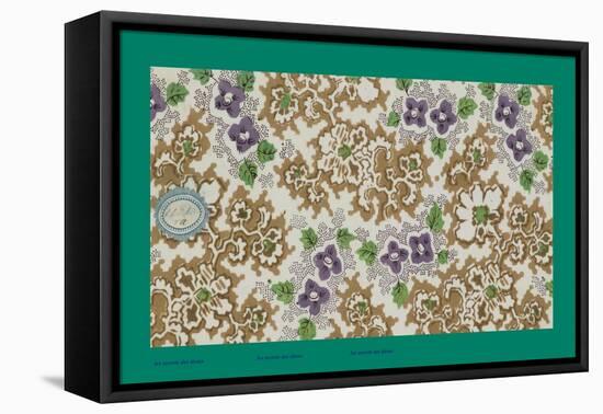 French Fabrics, 1800-50-null-Framed Stretched Canvas