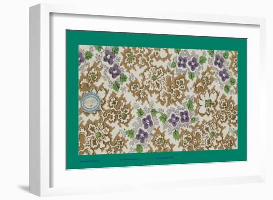 French Fabrics, 1800-50-null-Framed Giclee Print