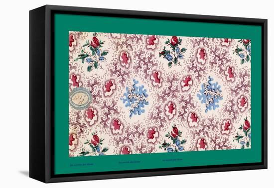 French Fabrics, 1800-50-null-Framed Stretched Canvas