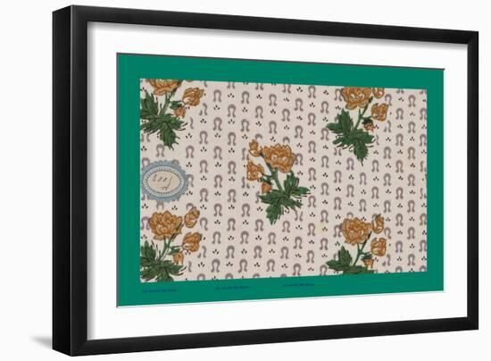 French Fabrics, 1800-50-null-Framed Giclee Print