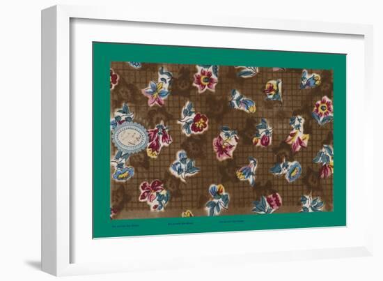 French Fabrics, 1800-50-null-Framed Giclee Print