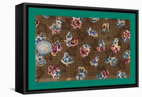 French Fabrics, 1800-50-null-Framed Stretched Canvas