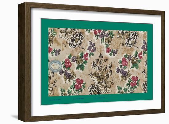 French Fabrics, 1800-50-null-Framed Giclee Print