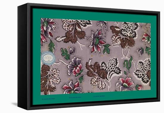 French Fabrics, 1800-50-null-Framed Stretched Canvas