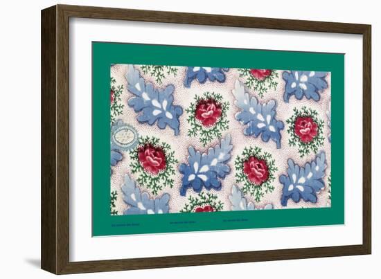 French Fabrics, 1800-50-null-Framed Giclee Print