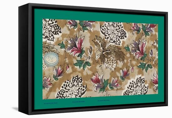 French Fabrics, 1800-50-null-Framed Stretched Canvas