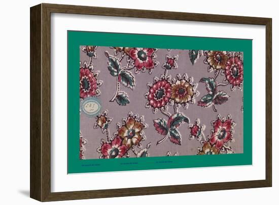 French Fabrics, 1800-50-null-Framed Giclee Print