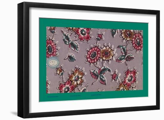 French Fabrics, 1800-50-null-Framed Giclee Print