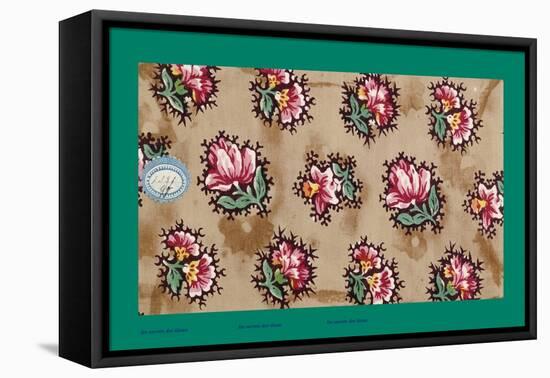 French Fabrics, 1800-50-null-Framed Stretched Canvas