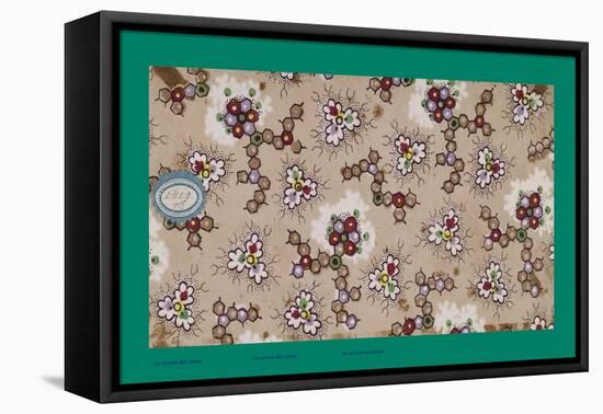 French Fabrics, 1800-50-null-Framed Stretched Canvas