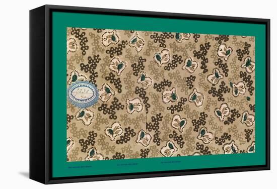 French Fabrics, 1800-50-null-Framed Stretched Canvas