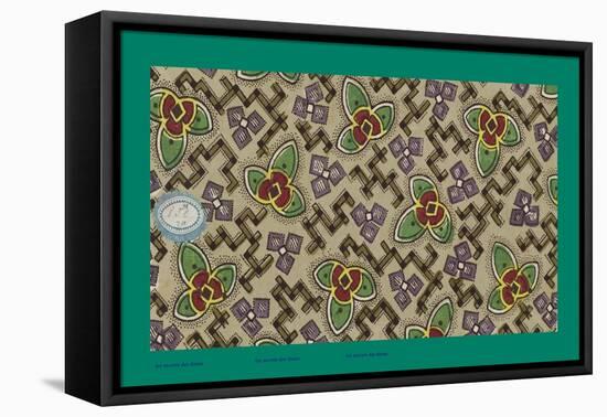 French Fabrics, 1800-50-null-Framed Stretched Canvas