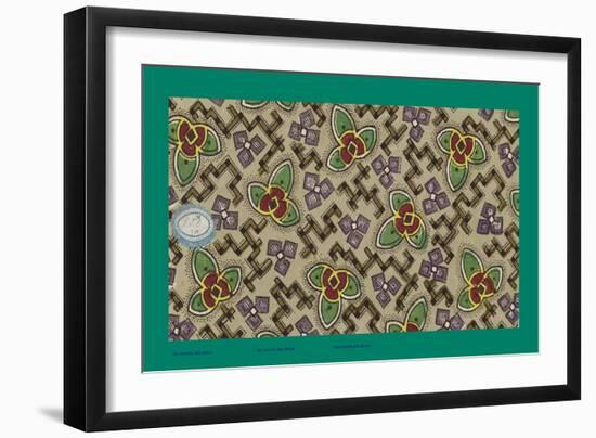 French Fabrics, 1800-50-null-Framed Giclee Print