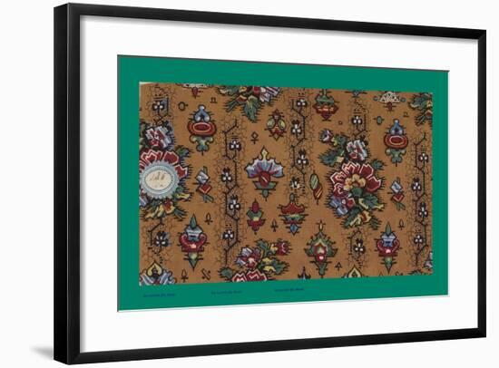 French Fabrics, 1800-50-null-Framed Giclee Print