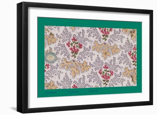 French Fabrics, 1800-50-null-Framed Giclee Print