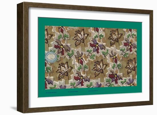 French Fabrics, 1800-50-null-Framed Giclee Print