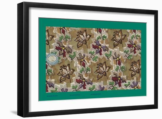 French Fabrics, 1800-50-null-Framed Giclee Print