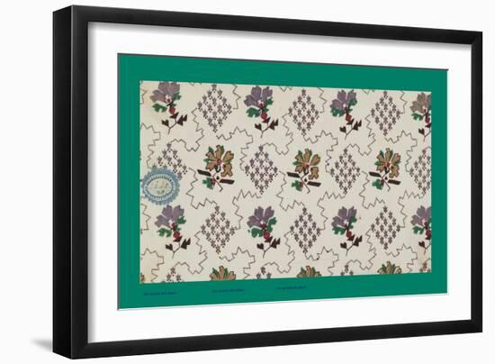 French Fabrics, 1800-50-null-Framed Giclee Print