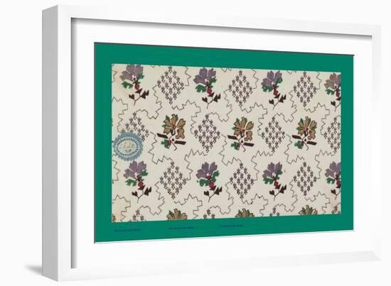 French Fabrics, 1800-50-null-Framed Giclee Print