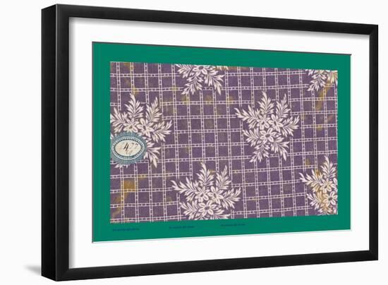 French Fabrics, 1800-50-null-Framed Giclee Print