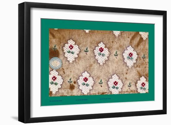 French Fabrics, 1800-50-null-Framed Giclee Print