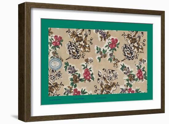 French Fabrics, 1800-50-null-Framed Giclee Print