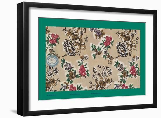 French Fabrics, 1800-50-null-Framed Giclee Print