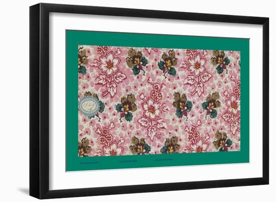 French Fabrics, 1800-50-null-Framed Giclee Print