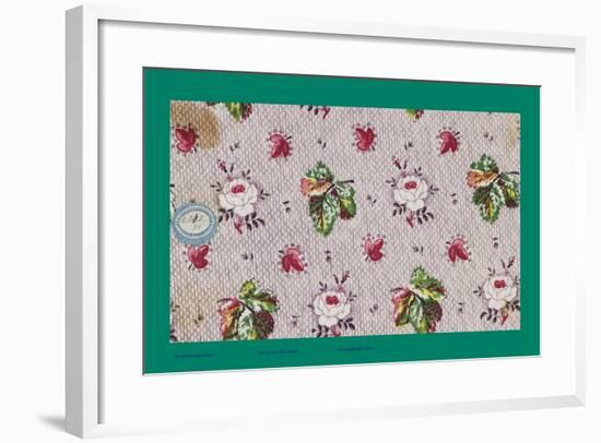 French Fabrics, 1800-50-null-Framed Giclee Print