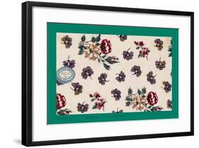 French Fabrics, 1800-50-null-Framed Giclee Print