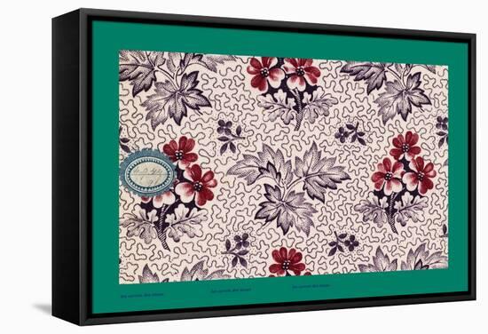 French Fabrics, 1800-50-null-Framed Stretched Canvas