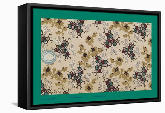 French Fabrics, 1800-50-null-Framed Stretched Canvas