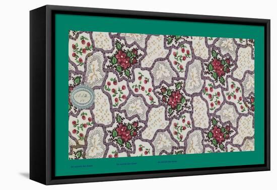 French Fabrics, 1800-50-null-Framed Stretched Canvas